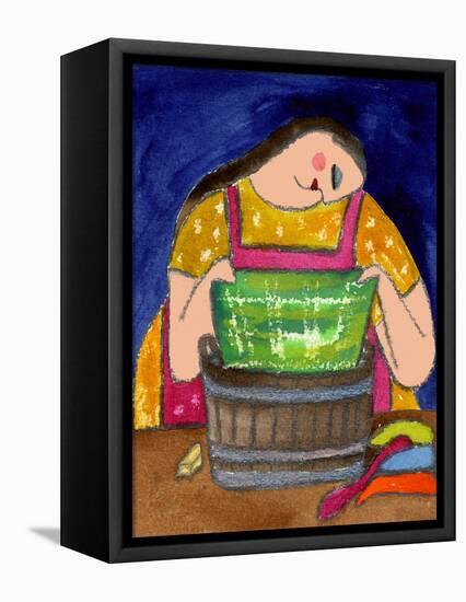 Big Diva it All Comes Out in the Wash-Wyanne-Framed Stretched Canvas