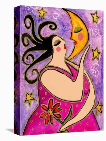 Big Diva Kissing the Moon-Wyanne-Stretched Canvas