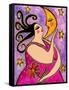 Big Diva Kissing the Moon-Wyanne-Framed Stretched Canvas