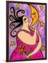 Big Diva Kissing the Moon-Wyanne-Framed Giclee Print