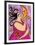 Big Diva Kissing the Moon-Wyanne-Framed Giclee Print