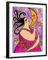 Big Diva Kissing the Moon-Wyanne-Framed Giclee Print