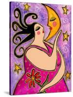 Big Diva Kissing the Moon-Wyanne-Stretched Canvas