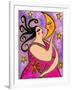 Big Diva Kissing the Moon-Wyanne-Framed Giclee Print