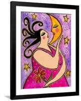 Big Diva Kissing the Moon-Wyanne-Framed Giclee Print