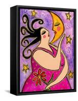 Big Diva Kissing the Moon-Wyanne-Framed Stretched Canvas