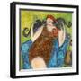 Big Diva Kitty Hugs-Wyanne-Framed Giclee Print