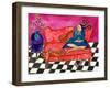 Big Diva Lazy Sunday-Wyanne-Framed Giclee Print