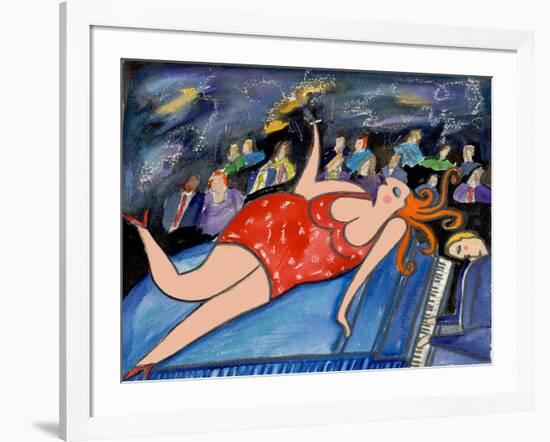 Big Diva Lounge Singer-Wyanne-Framed Giclee Print