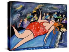 Big Diva Lounge Singer-Wyanne-Stretched Canvas