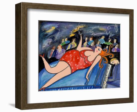 Big Diva Lounge Singer-Wyanne-Framed Giclee Print