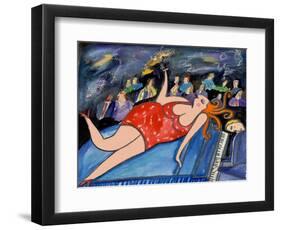 Big Diva Lounge Singer-Wyanne-Framed Giclee Print