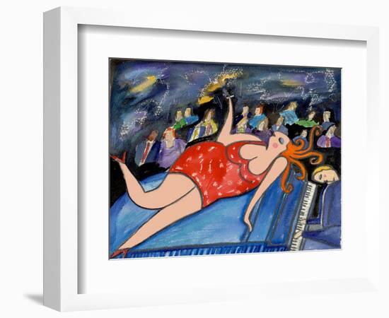 Big Diva Lounge Singer-Wyanne-Framed Giclee Print