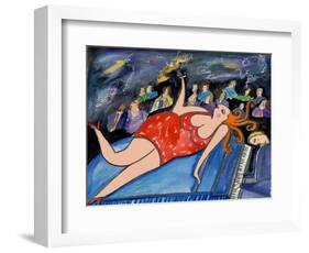 Big Diva Lounge Singer-Wyanne-Framed Giclee Print