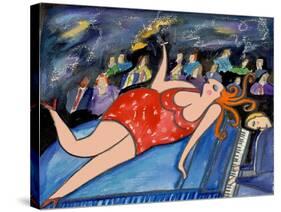 Big Diva Lounge Singer-Wyanne-Stretched Canvas