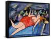 Big Diva Lounge Singer-Wyanne-Framed Stretched Canvas