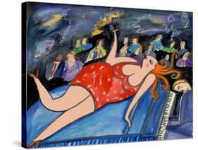 Big Diva Lounge Singer-Wyanne-Stretched Canvas