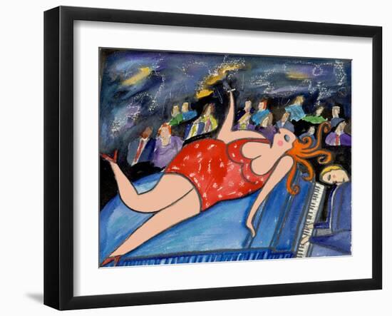 Big Diva Lounge Singer-Wyanne-Framed Giclee Print