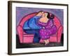 Big Diva Love on a Loveseat-Wyanne-Framed Giclee Print