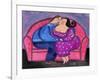 Big Diva Love on a Loveseat-Wyanne-Framed Giclee Print