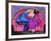 Big Diva Love on a Loveseat-Wyanne-Framed Giclee Print