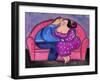 Big Diva Love on a Loveseat-Wyanne-Framed Giclee Print