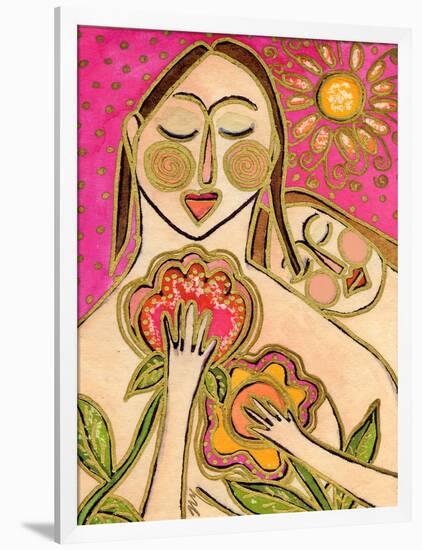 Big Diva Love's Secret Flowers-Wyanne-Framed Giclee Print