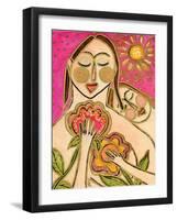 Big Diva Love's Secret Flowers-Wyanne-Framed Giclee Print