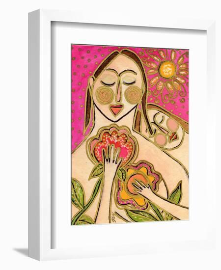 Big Diva Love's Secret Flowers-Wyanne-Framed Giclee Print