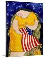 Big Diva Mending Our Flag-Wyanne-Stretched Canvas