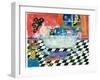 Big Diva Mermaid Bubble Bath-Wyanne-Framed Giclee Print