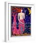 Big Diva Mermaid Making Stars-Wyanne-Framed Giclee Print