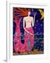 Big Diva Mermaid Making Stars-Wyanne-Framed Giclee Print