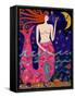 Big Diva Mermaid Making Stars-Wyanne-Framed Stretched Canvas