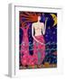 Big Diva Mermaid Making Stars-Wyanne-Framed Giclee Print