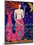 Big Diva Mermaid Making Stars-Wyanne-Mounted Giclee Print