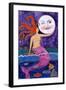 Big Diva Mermaid Moon Lover-Wyanne-Framed Giclee Print