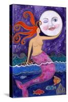 Big Diva Mermaid Moon Lover-Wyanne-Stretched Canvas