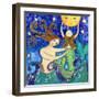 Big Diva Mermaid Mother's Love-Wyanne-Framed Giclee Print