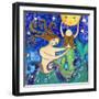 Big Diva Mermaid Mother's Love-Wyanne-Framed Giclee Print