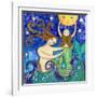 Big Diva Mermaid Mother's Love-Wyanne-Framed Giclee Print