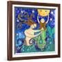 Big Diva Mermaid Mother's Love-Wyanne-Framed Giclee Print