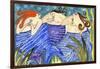 Big Diva Mermaid Wine Club-Wyanne-Framed Giclee Print