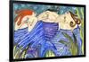 Big Diva Mermaid Wine Club-Wyanne-Framed Giclee Print
