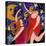 Big Diva Moon Goddesses Dancing-Wyanne-Stretched Canvas