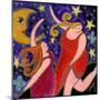 Big Diva Moon Goddesses Dancing-Wyanne-Mounted Giclee Print