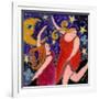 Big Diva Moon Goddesses Dancing-Wyanne-Framed Giclee Print