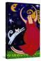 Big Diva Moonlight Goddess Dancing-Wyanne-Stretched Canvas