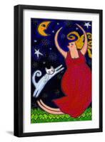 Big Diva Moonlight Goddess Dancing-Wyanne-Framed Premium Giclee Print