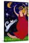 Big Diva Moonlight Goddess Dancing-Wyanne-Stretched Canvas